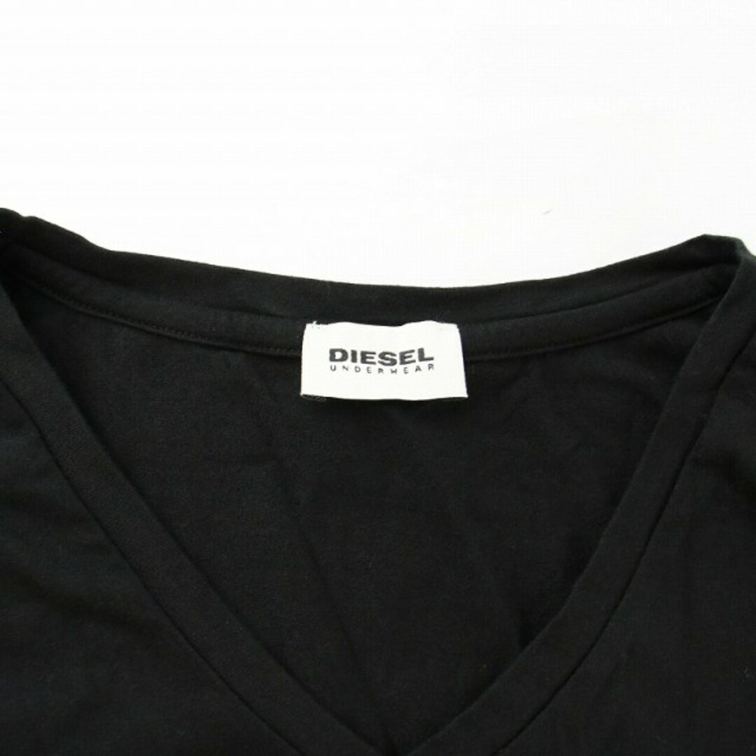 DIESEL(ディーゼル)のDIESEL ONLY THE BLAVE Tシャツ 半袖 Vネック L 黒 メンズのトップス(Tシャツ/カットソー(半袖/袖なし))の商品写真