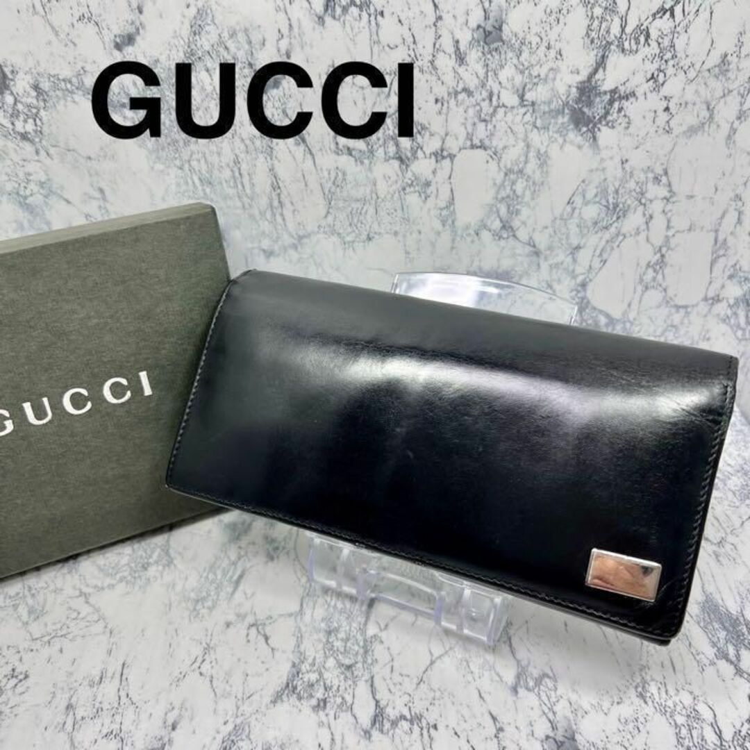 Gucci(グッチ)の★GUCCI・グッチ★長財布　スリムでシンプルなデザイン‼️ メンズのファッション小物(長財布)の商品写真