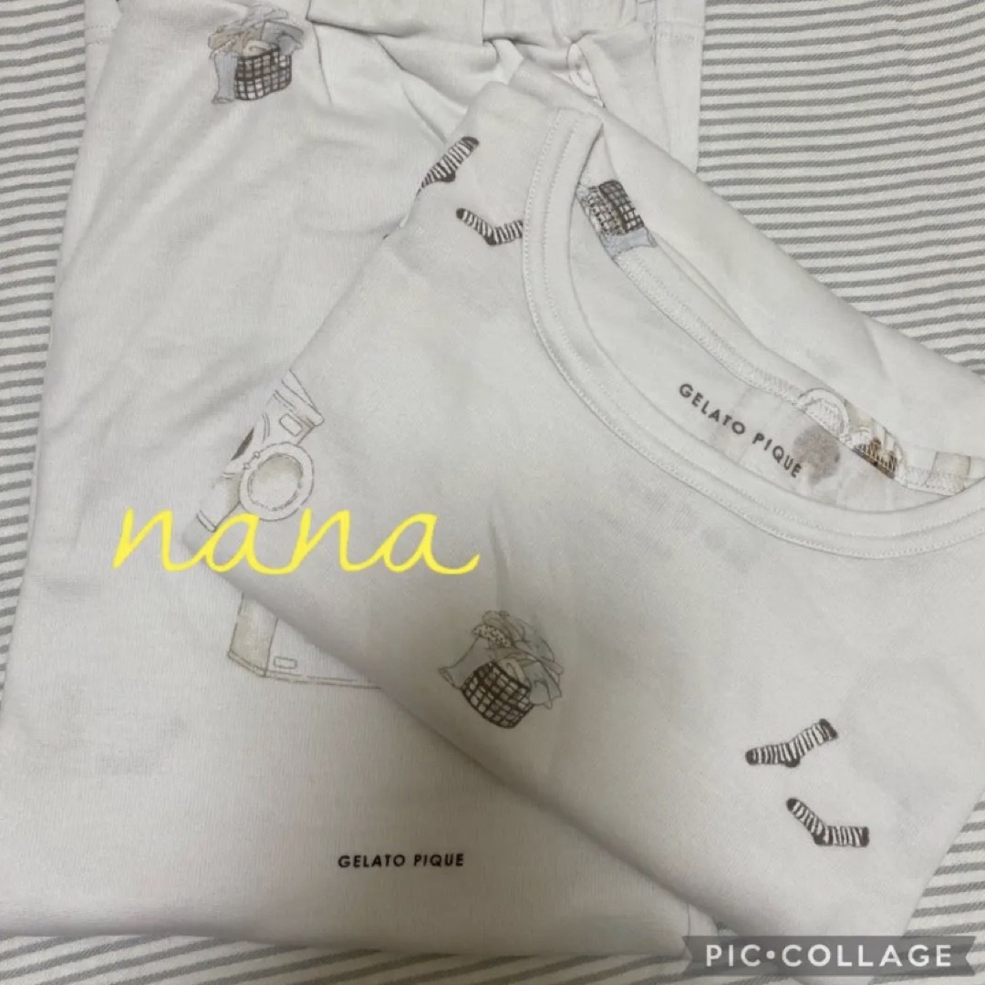 【新品・未開封】ジェラートピケ ランドリーベア 上下セット