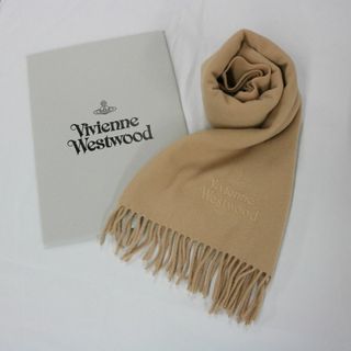 ヴィヴィアンウエストウッド(Vivienne Westwood)のVIVIENNE WESTWOOD ベージュ マフラー ユニセックス(マフラー)