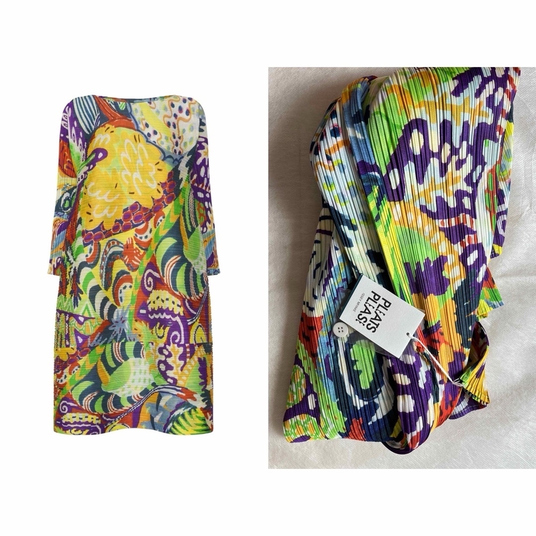 ISSEY MIYAKE - 新品未使用 プリーツプリーズ ワンピースの通販 by