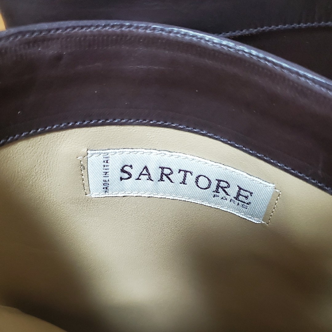 SARTORE(サルトル)のサルトルSARTOREジョッキーブーツ38茶24.5本革ロングブーツCHANEL レディースの靴/シューズ(ブーツ)の商品写真