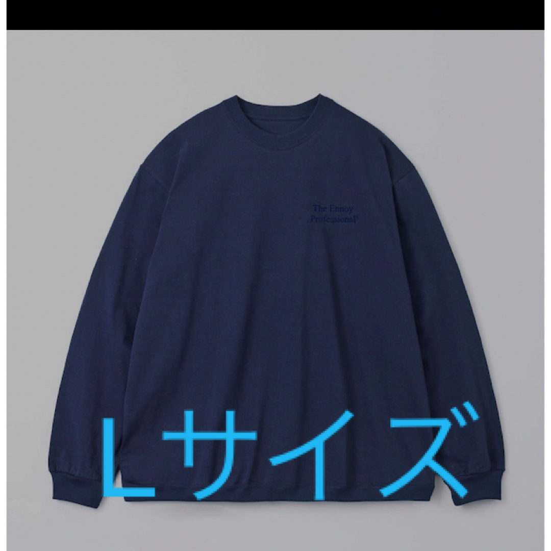 ENNOY Long sleeve hem rib tee (NAVY)Lサイズ メンズのトップス(Tシャツ/カットソー(七分/長袖))の商品写真