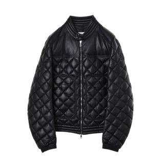 モンクレール(MONCLER)のMONCLER GEMOT ラムレザー ジャケット(ブルゾン)