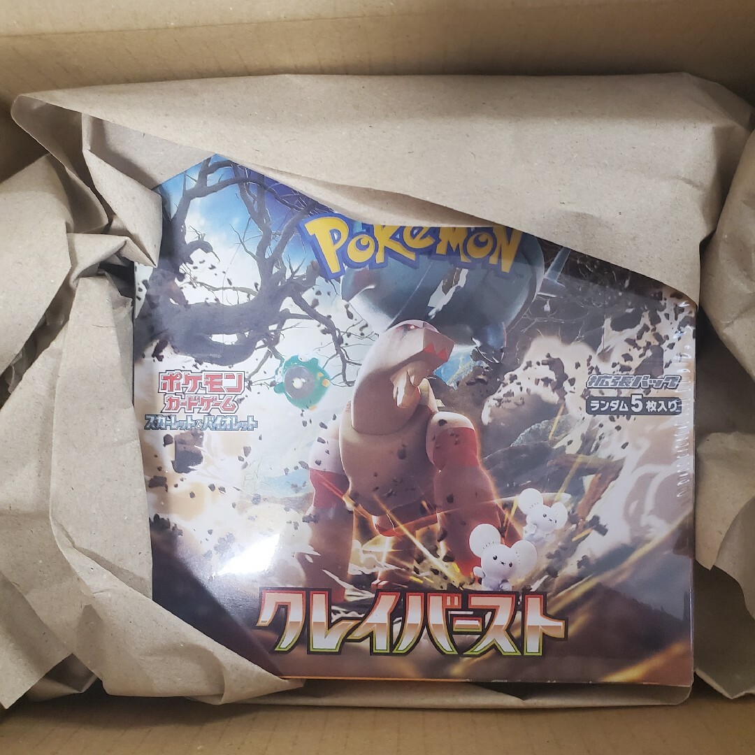 ポケモンカード クレイバースト シュリンク付き 1BOXの通販 by