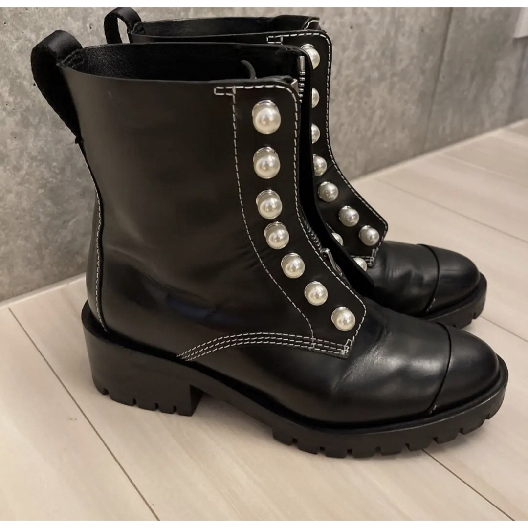 3.1 Phillip Lim - 3.1フィリップリム パール付きブラックブーツ