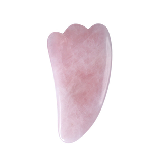 天然石 かっさプレート美顔器 カッサ プレート  かさマッサージ　 ピンク(フェイスローラー/小物)
