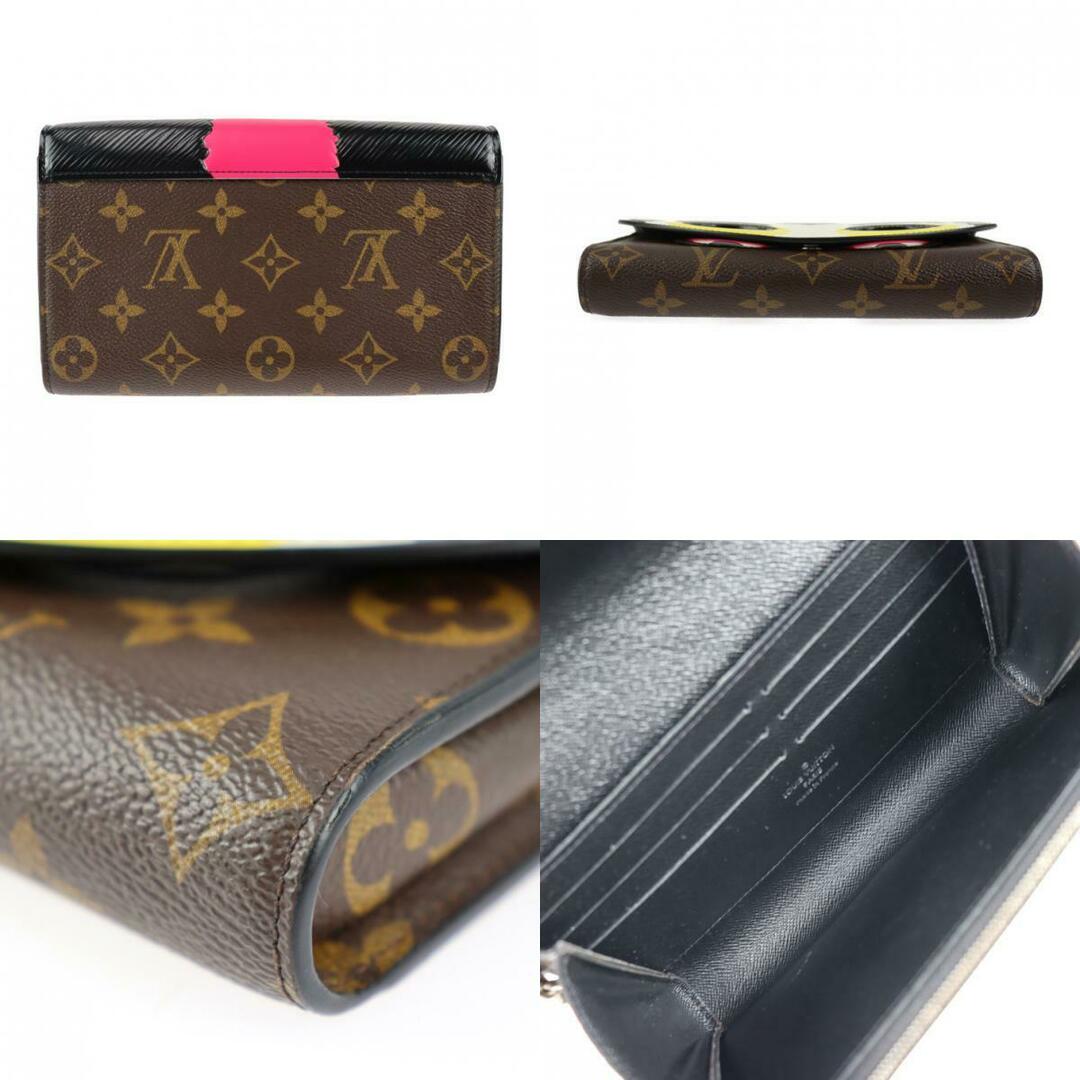 LOUIS VUITTON(ルイヴィトン)のLOUIS VUITTON ルイ ヴィトン モノグラム ポルトフォイユ チェーン ショルダーバッグ M67256 PVC レザー  ブラウン マルチカラー シルバー金具 歌舞伎 チェーンウォレット 長財布 山本寛斎 コラボ 【本物保証】 レディースのバッグ(ショルダーバッグ)の商品写真