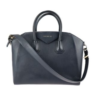 GIVENCHY ジバンシィ NIGHTINGALE MEDIUM MA0143 ナイチンゲール レザーハンドバッグ ミディアム シルバーロゴ2WAYバッグ レディース