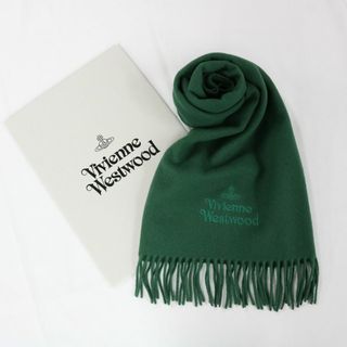 ヴィヴィアンウエストウッド(Vivienne Westwood)のVIVIENNE WESTWOOD ダークグリーンマフラー ユニセックス(マフラー)