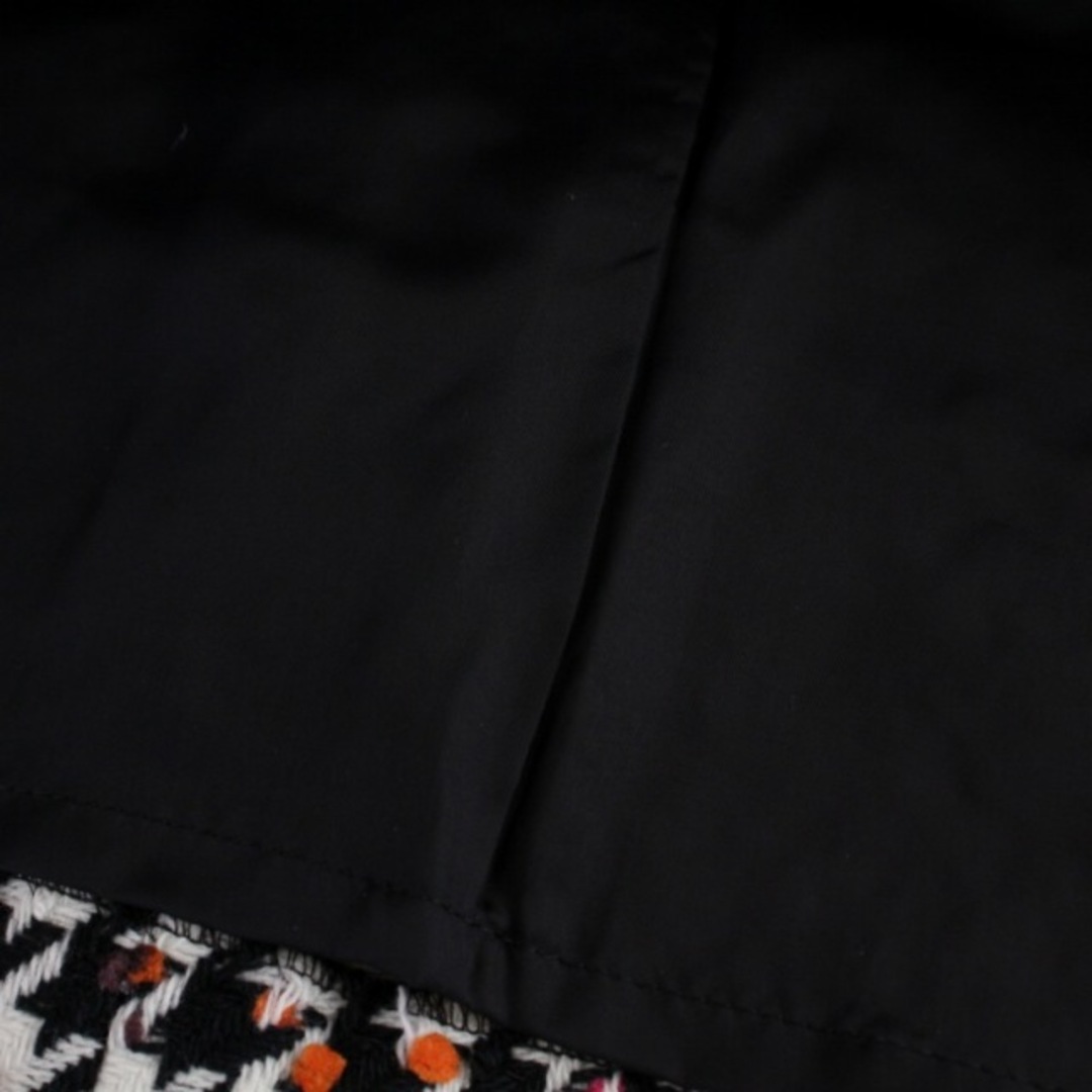 M'S GRACY(エムズグレイシー)のエムズグレイシー カラフルドット入り千鳥柄ジャンパースカート XL 白 黒 レディースのワンピース(ロングワンピース/マキシワンピース)の商品写真