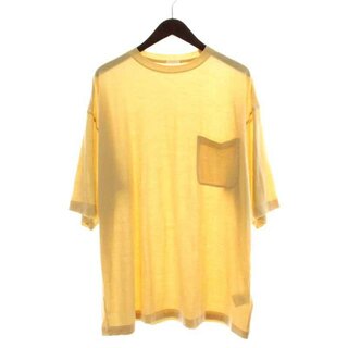 コモリ(COMOLI)のCOMOLI ウール天竺Tシャツ カットソー 半袖 4 XL ベージュ(Tシャツ/カットソー(半袖/袖なし))
