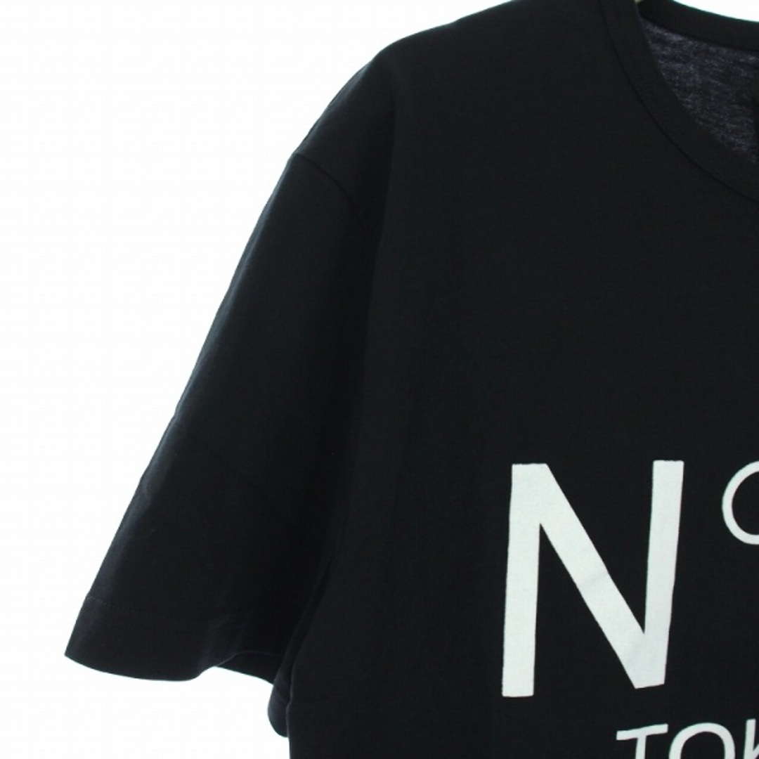 N°21 Tシャツ カットソー 半袖 ロゴ TOKYO プリント S 黒