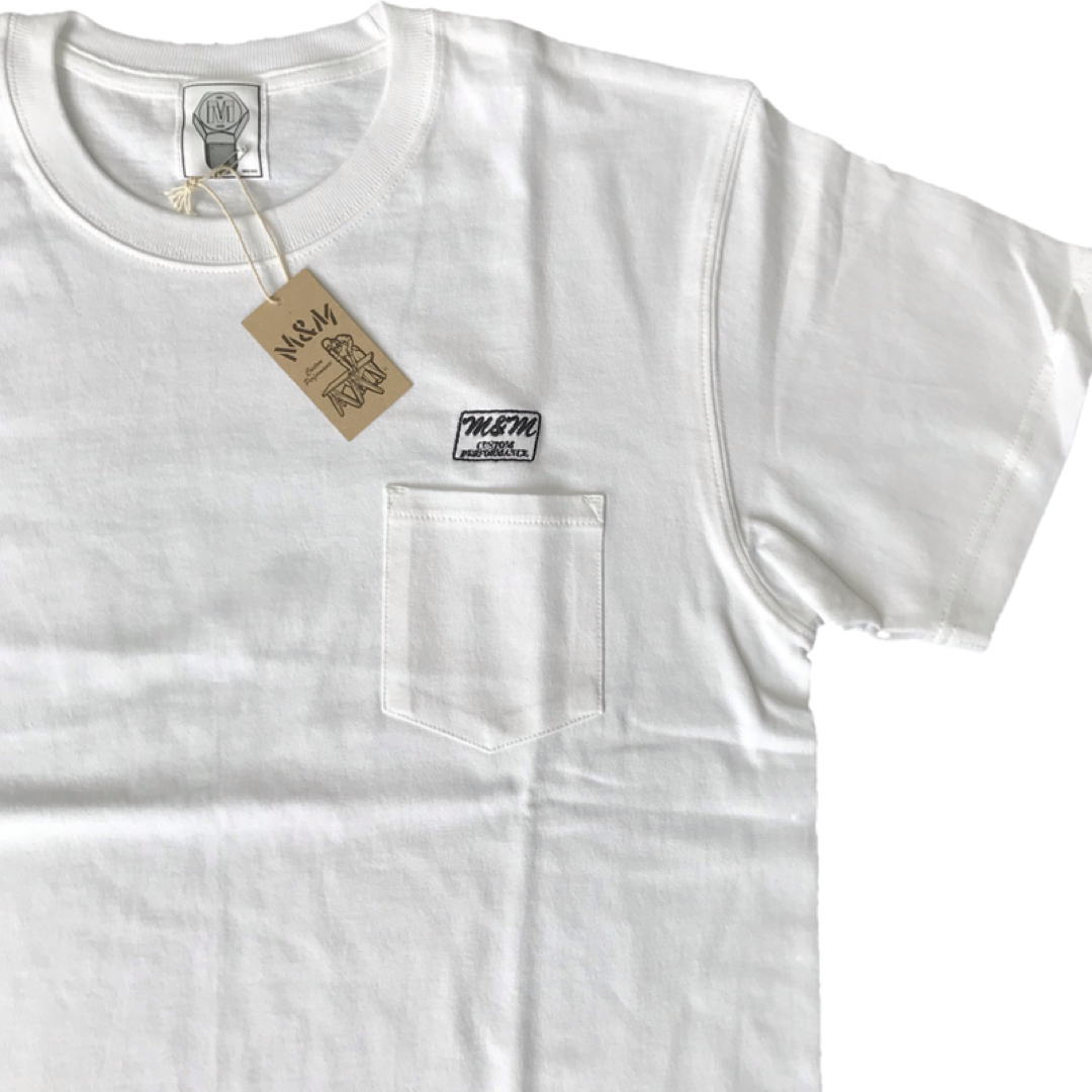 エムアンドエム Tシャツ/M\u0026M バックプリント WHITE XL キムタク