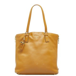 プラダ(PRADA)のプラダ ヴィッテロ ダイノ ゴールド金具 ショルダーバッグ トートバッグ レザー レディース PRADA 【1-0113735】(ハンドバッグ)