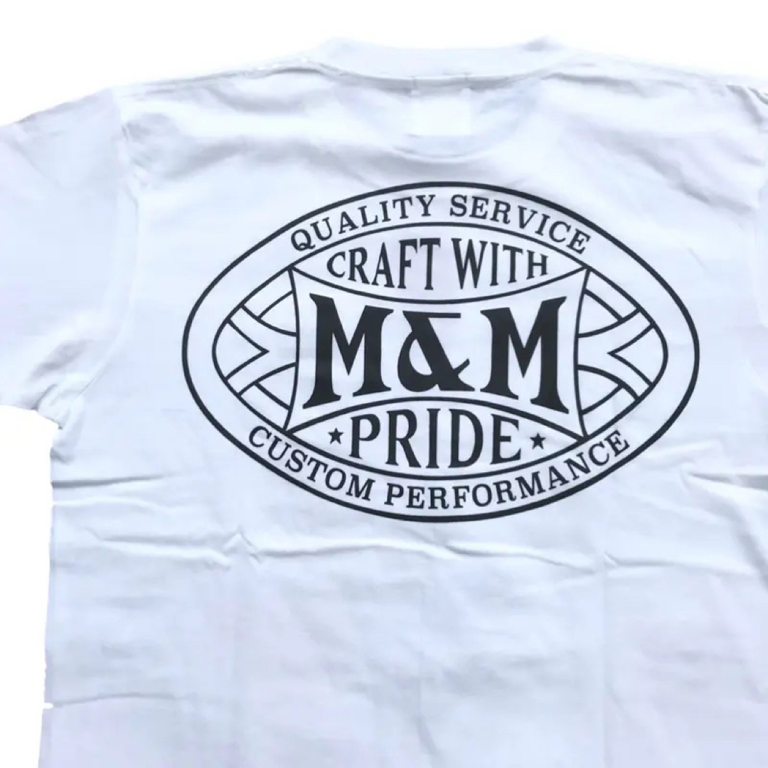 M&M - エムアンドエム Tシャツ/M&M グラフィック WHITE Lサイズ