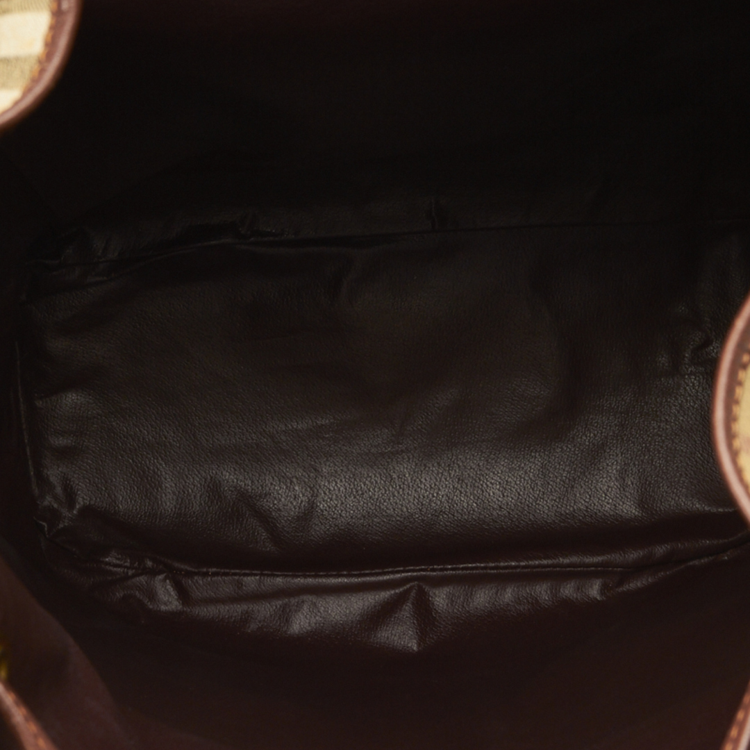イタリア製 バーバリー シャドーホース チェック柄 ミニリュック 黒 保存袋付