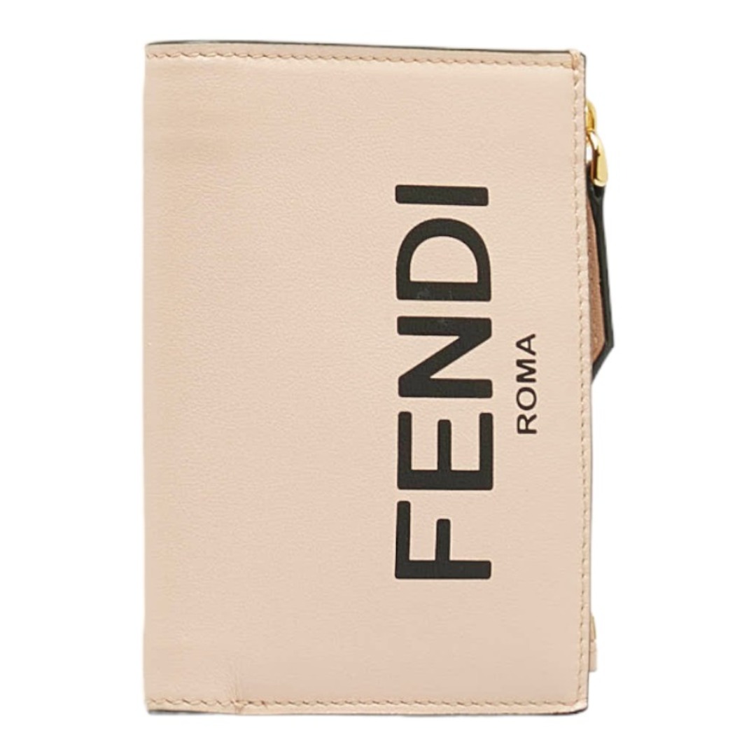 FENDI - 美品 フェンディ ロゴ 二つ折り財布 コンパクトウォレット