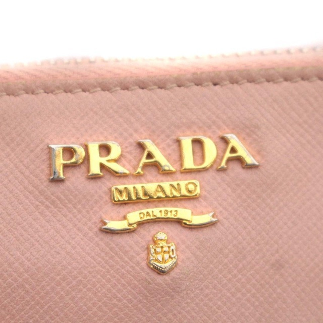 プラダ PRADA コインケース 小銭入れ キーケース レザー ピンク 2