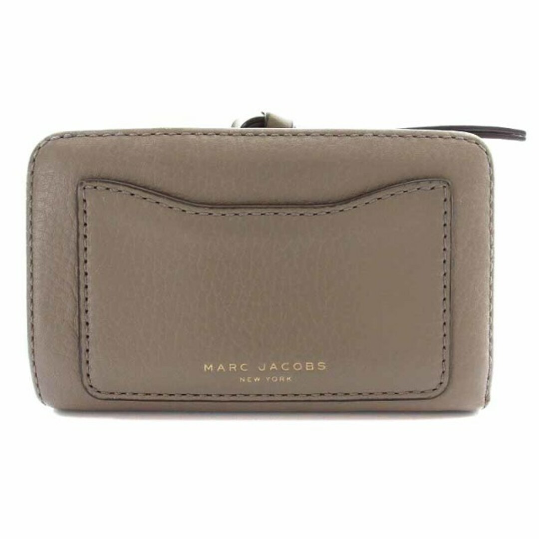 MARC JACOBS(マークジェイコブス)のマークジェイコブス MARC JACOBS 財布 二つ折り レザー グレージュ レディースのファッション小物(財布)の商品写真