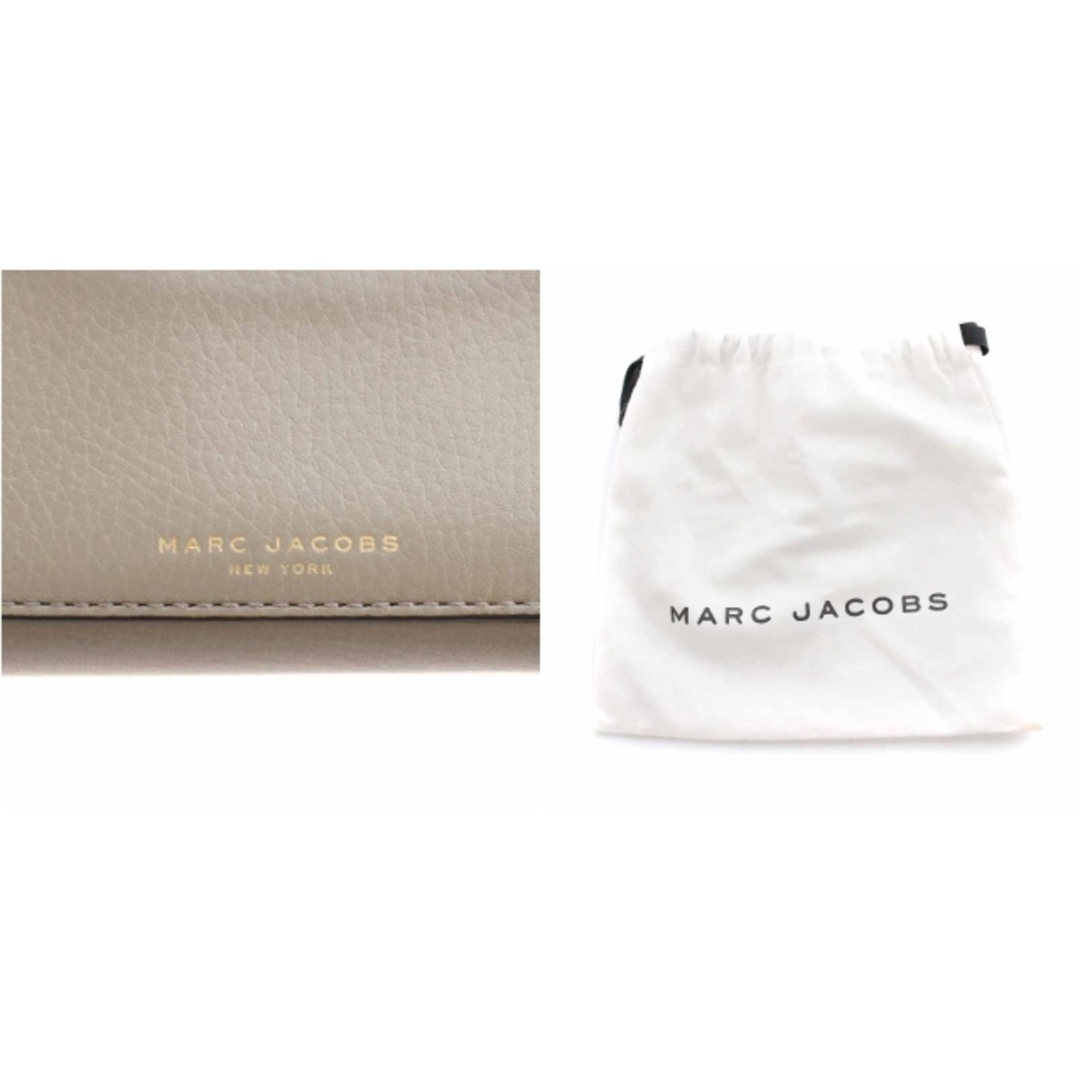 MARC JACOBS(マークジェイコブス)のマークジェイコブス MARC JACOBS 財布 二つ折り レザー グレージュ レディースのファッション小物(財布)の商品写真