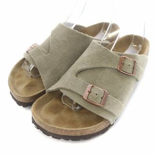 ビルケンシュトック(BIRKENSTOCK)のビルケンシュトック チューリッヒ コンフォートサンダル スエード 24.5(サンダル)