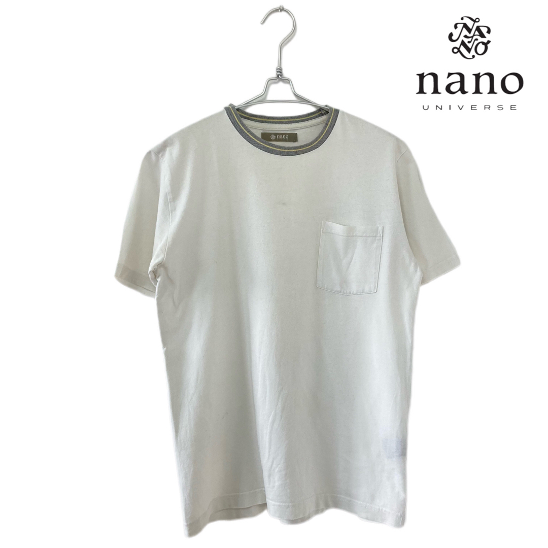 nano・universe(ナノユニバース)の【匿名配送】nanoUNIVERSE ナノユニバース ポケットTシャツ M メンズのトップス(Tシャツ/カットソー(半袖/袖なし))の商品写真