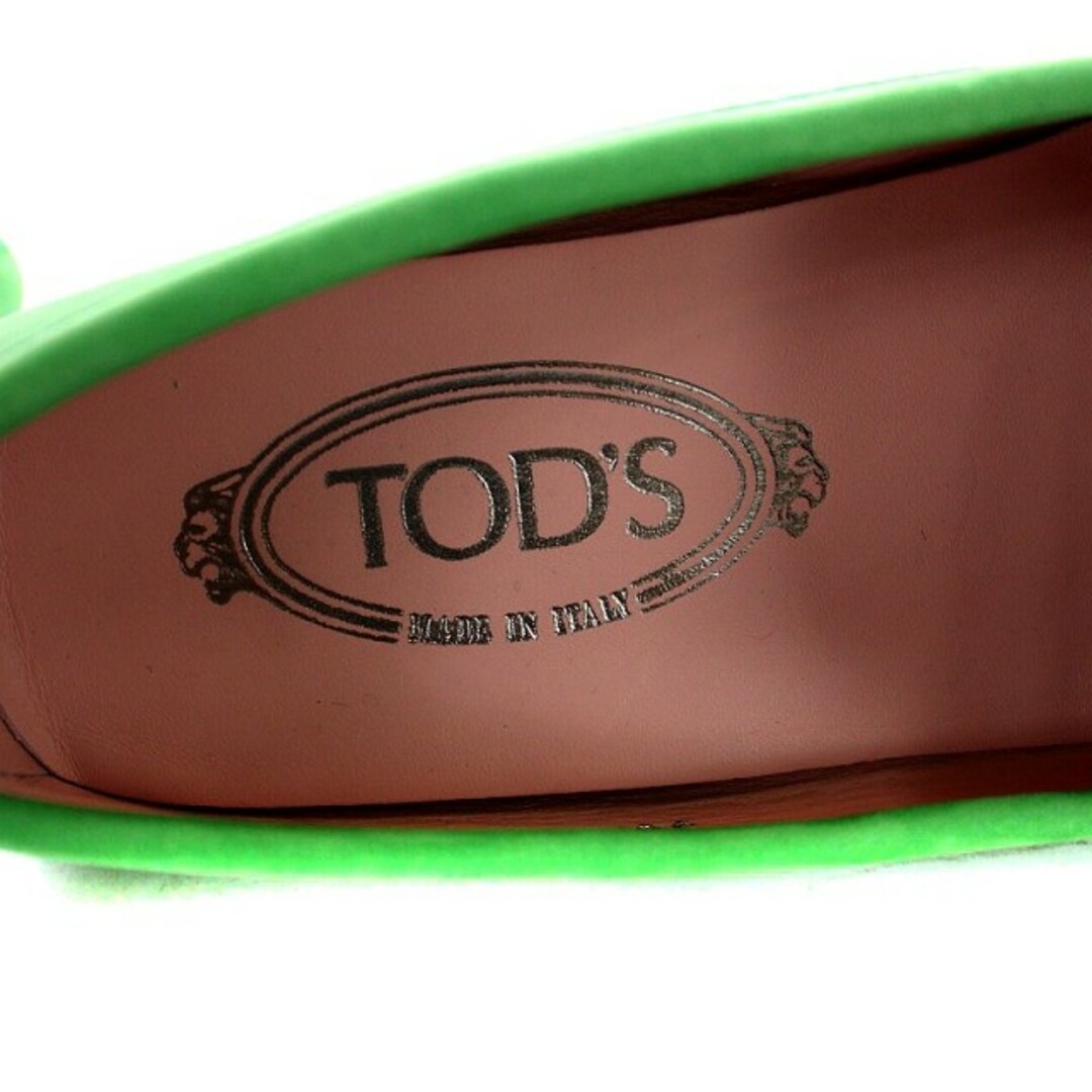 TOD'S - トッズ TOD'S ドライビングシューズ ダブルT レザー 23.5cm 緑