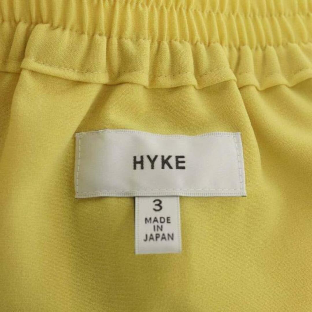 HYKE(ハイク)のハイク ウエストゴムイージーパンツ ワイド フレア ジッパーフライ 3 レディースのパンツ(その他)の商品写真