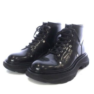 アレキサンダーマックイーン(Alexander McQueen)のアレキサンダーマックイーン 595469 ブーツ ショート 40 黒(ブーツ)