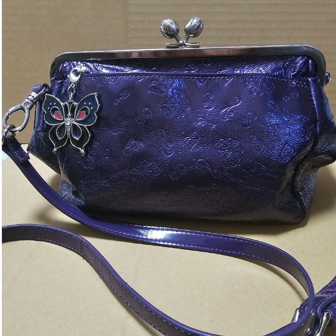 ANNA SUI アナスイ エリス がま口 2way ショルダーバッグ