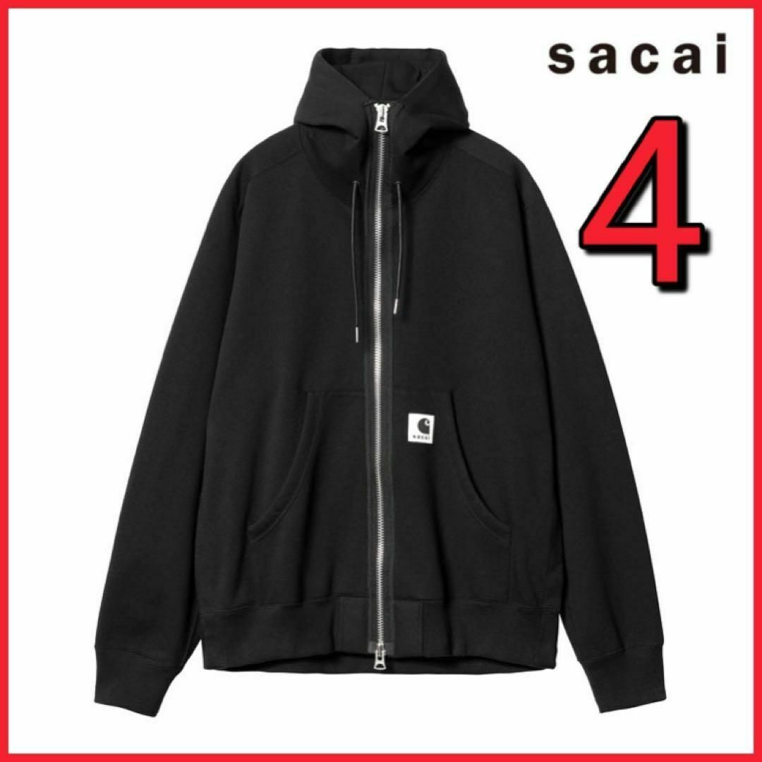 Carhartt x sacai サカイHoodie Blackフーディー 黒