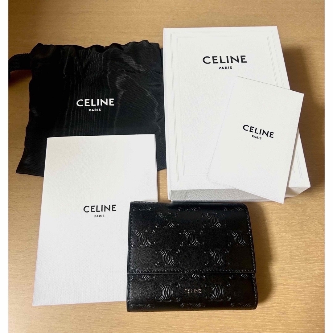 celine - 【美品】正規品 セリーヌ スモール トリフォードウォレット