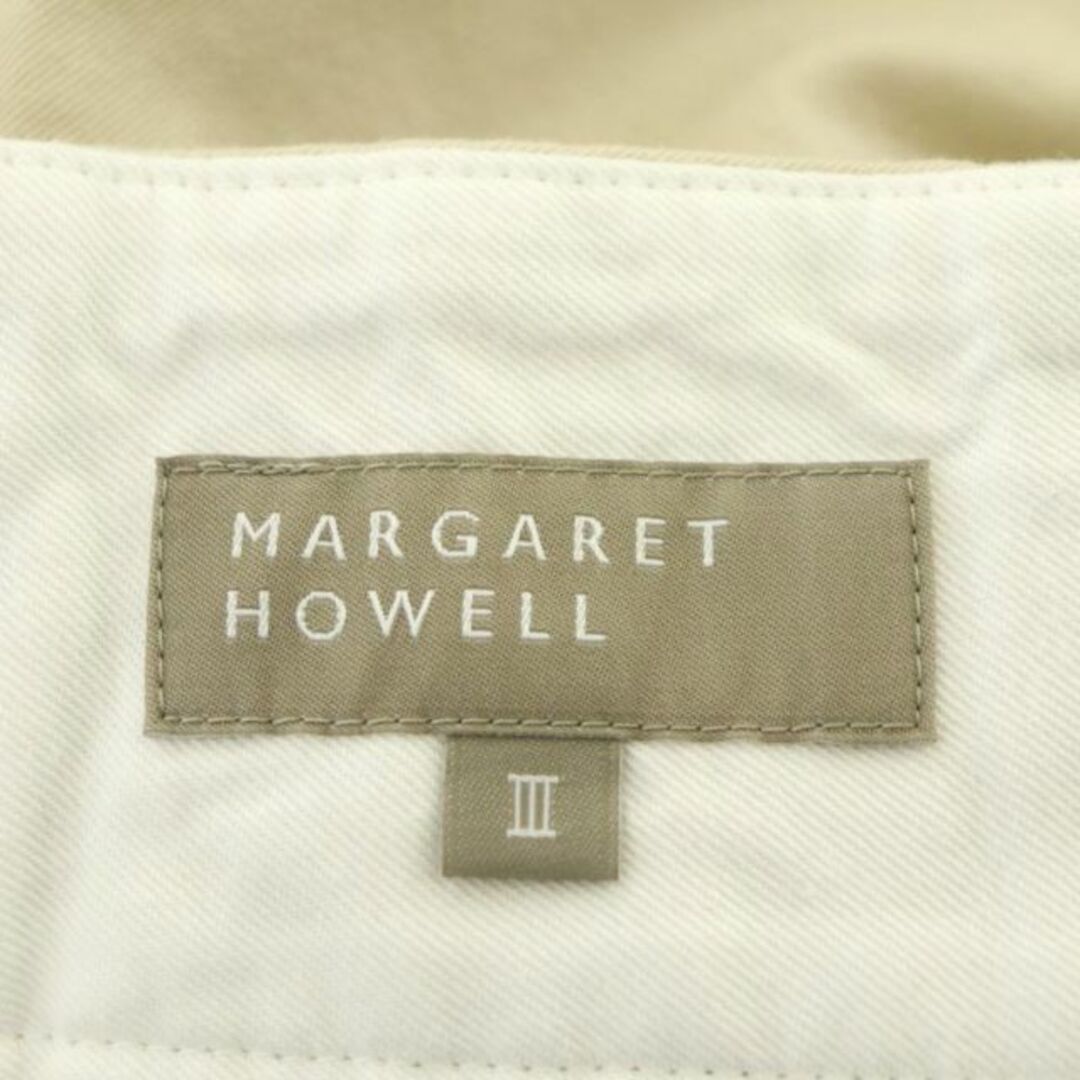 MARGARET HOWELL - マーガレットハウエル COTTON GABARDINE パンツ 3