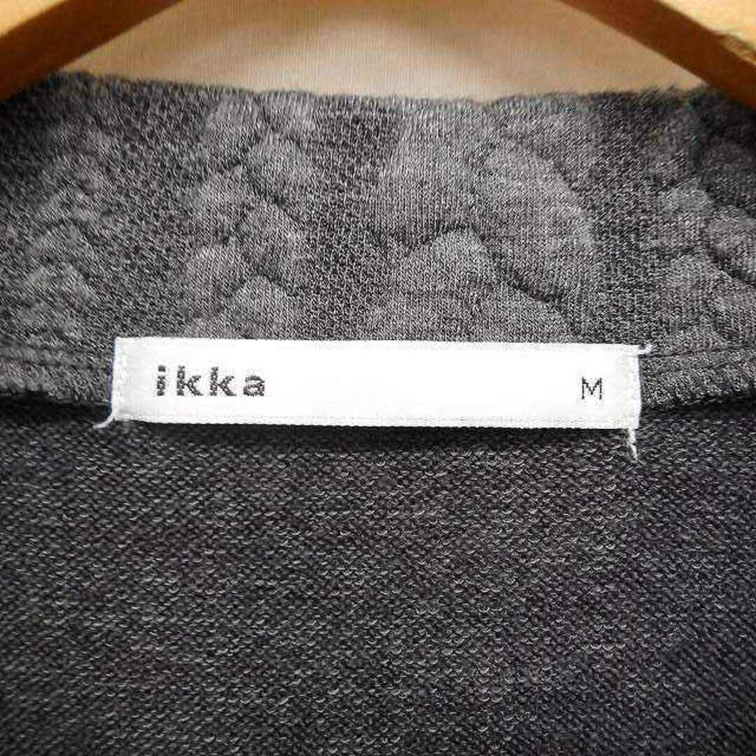 ikka(イッカ)のイッカ ikka ニットワンピース 長袖 ひざ丈 モックネック ケーブル編み M レディースのワンピース(ひざ丈ワンピース)の商品写真