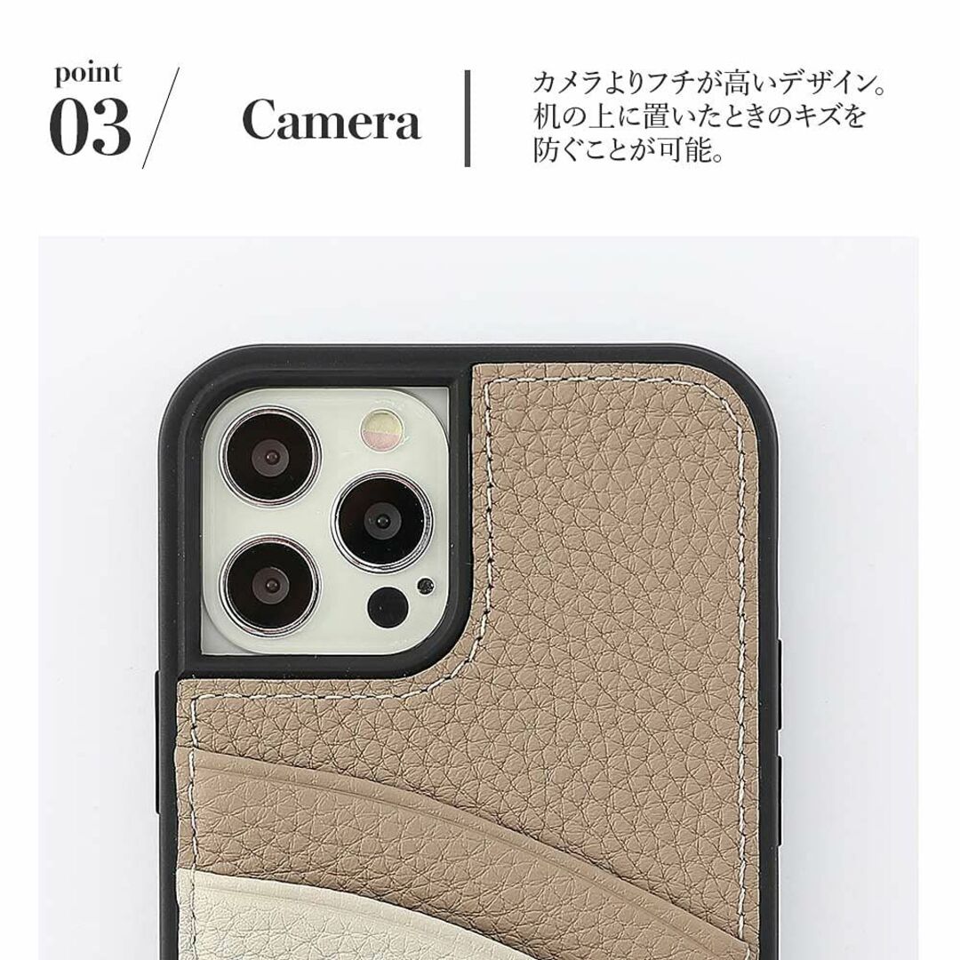 【色: ﾋﾟﾝｸ×ｸﾞﾚｰ】HanaRo iPhone14 ﾋﾟﾝｸ×ｸﾞﾚｰ 4