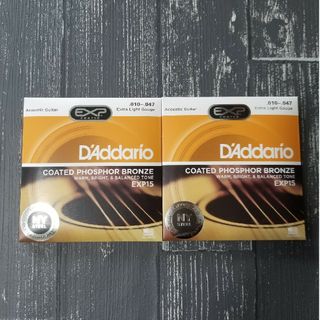 新品　D'Addario ダダリオ アコースティックギター弦  EXP15(弦)