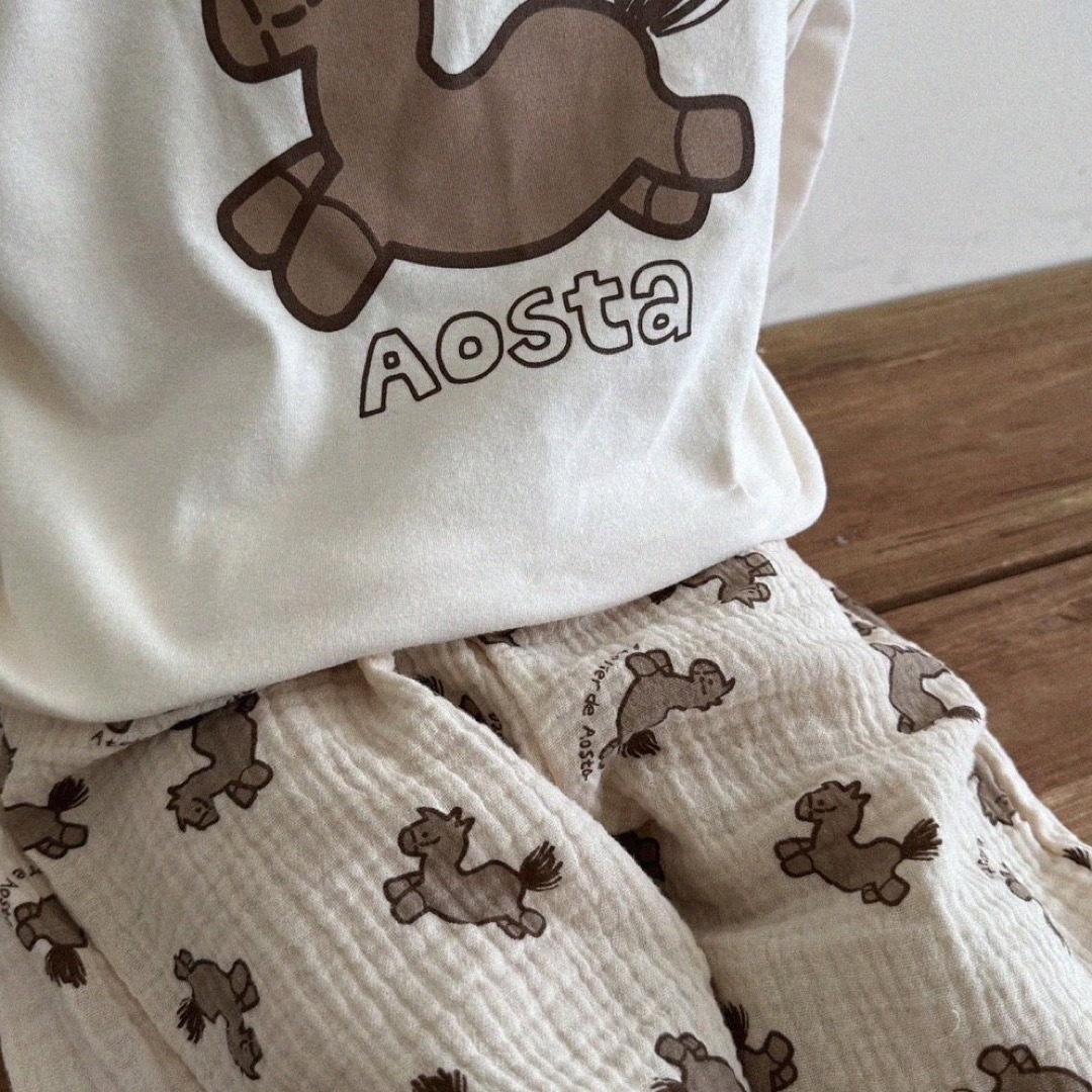 Tシャツ/カットソー*Aosta ＋oottbebe お取り寄せ*