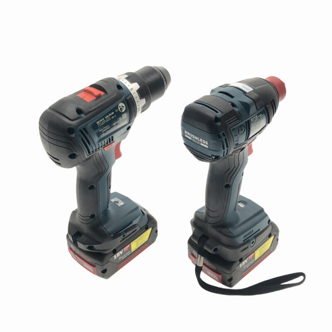 BOSCH(ボッシュ)の☆未使用品☆BOSCH ボッシュ インパクトドライバー ドリルドライバ コンボキット GDX18V200GSRN バッテリ2個+充電器付き 78091 自動車/バイクのバイク(工具)の商品写真