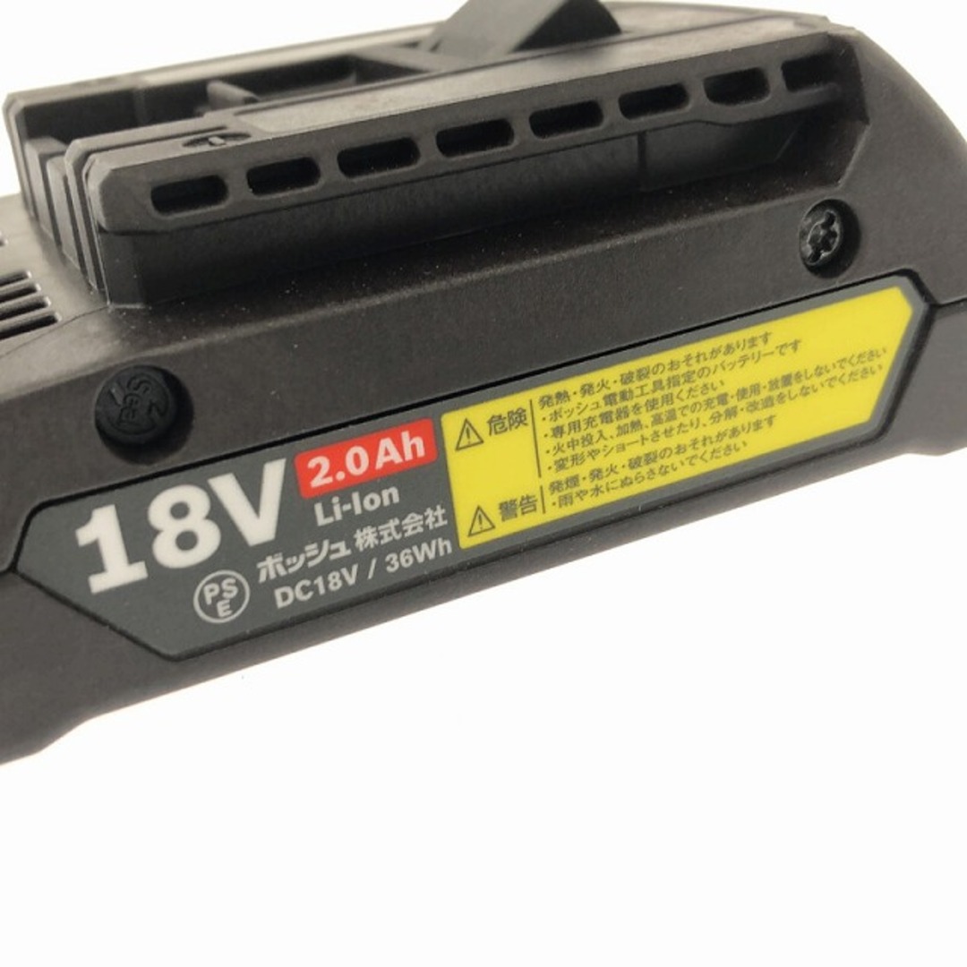 BOSCH(ボッシュ)の☆未使用品 2台セット☆BOSCH ボッシュ 18V2.0Ah リチウムイオンバッテリ A1820LIB 蓄電池 ※コメント有り 78097 自動車/バイクのバイク(工具)の商品写真