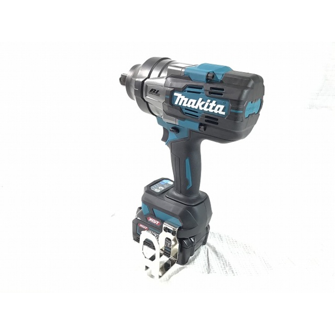 ☆未使用品☆ makita マキタ 40V 充電式インパクトレンチ TW001GRDX 青/ブルー バッテリ2個(40V 2.5Ah) 充電器 ケース付き 79452