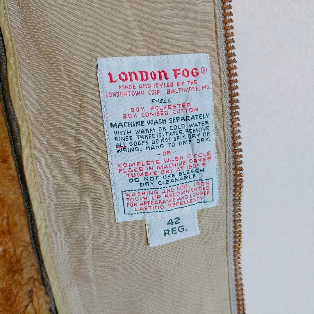 LONDONFOG(ロンドンフォグ)のLONDON FOG スイングトップ　ライナー付き　TALONジップ　XL メンズのジャケット/アウター(ブルゾン)の商品写真