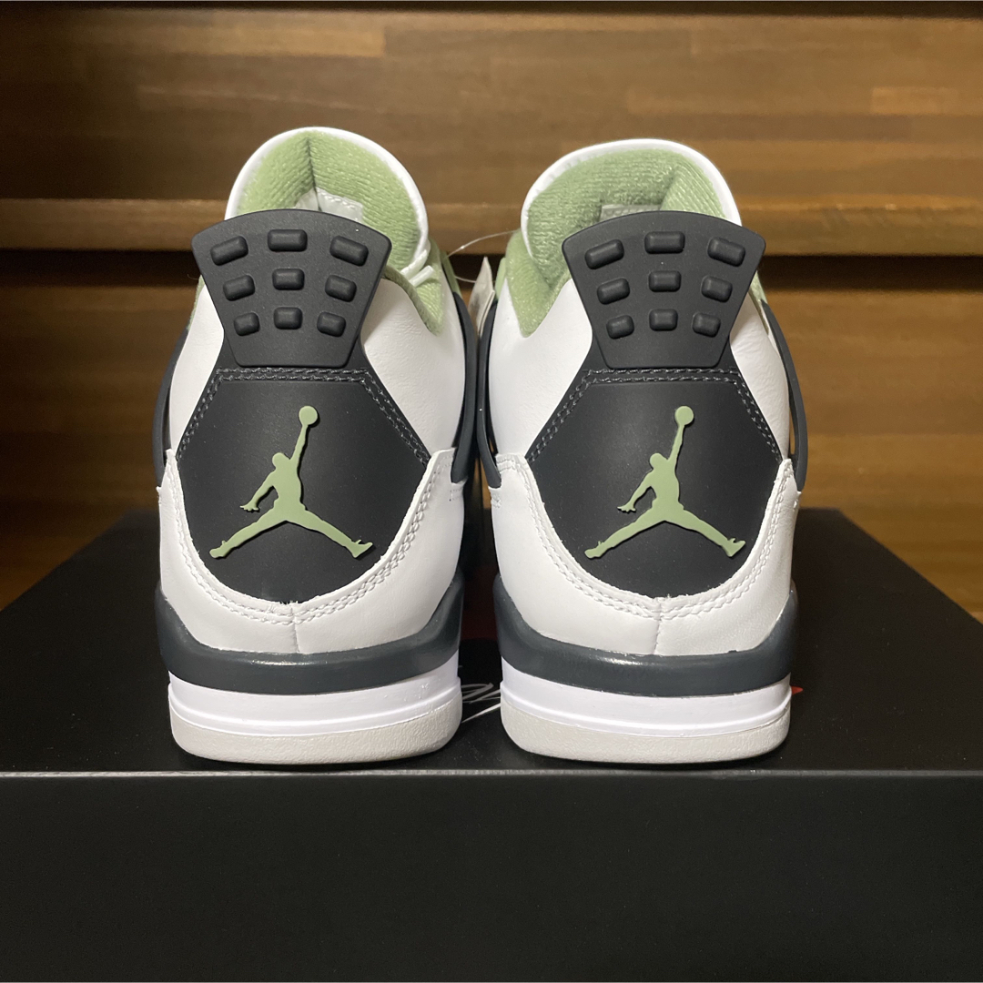 Jordan Brand（NIKE）(ジョーダン)のナイキ ウィメンズ エアジョーダン4 "オイルグリーン" 25.5㎝ レディースの靴/シューズ(スニーカー)の商品写真