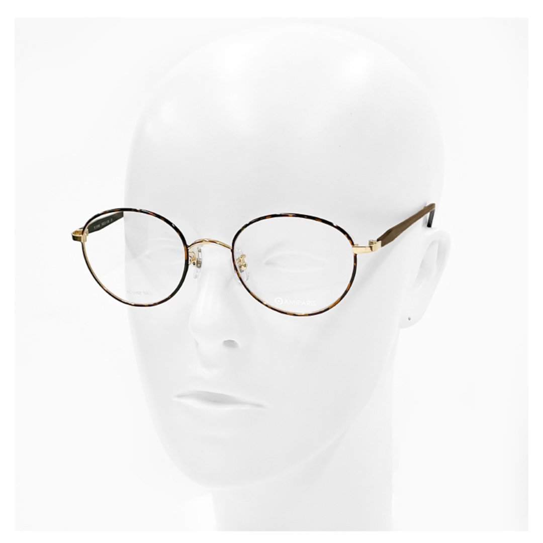新品】 日本製 AMIPARIS アミパリ メガネ tc-5168 51 眼鏡 オーバル 型