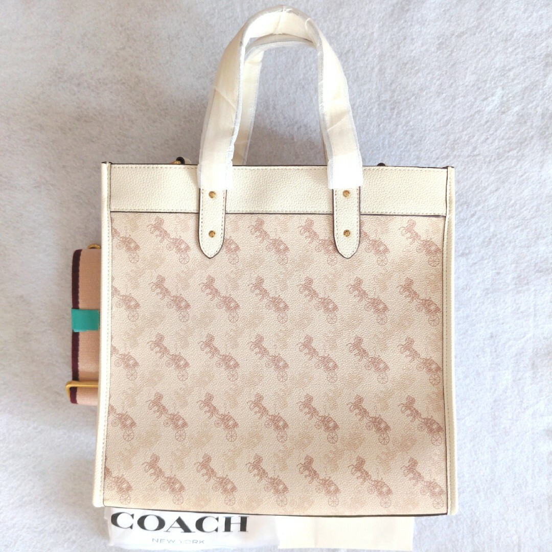 コーチ COACH トートバッグ ショルダーバック ビジネス ホワイト おしゃれ | フリマアプリ ラクマ