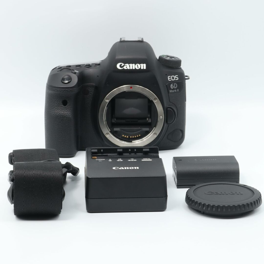 Canon 【新同品】シャッター数6,161回！Canon デジタル一眼レフカメラ EOS 6D Mark II ボディー EOS6DMK2の通販  by SOREA-カメラ機材リユースショップ-'s shop｜キヤノンならラクマ