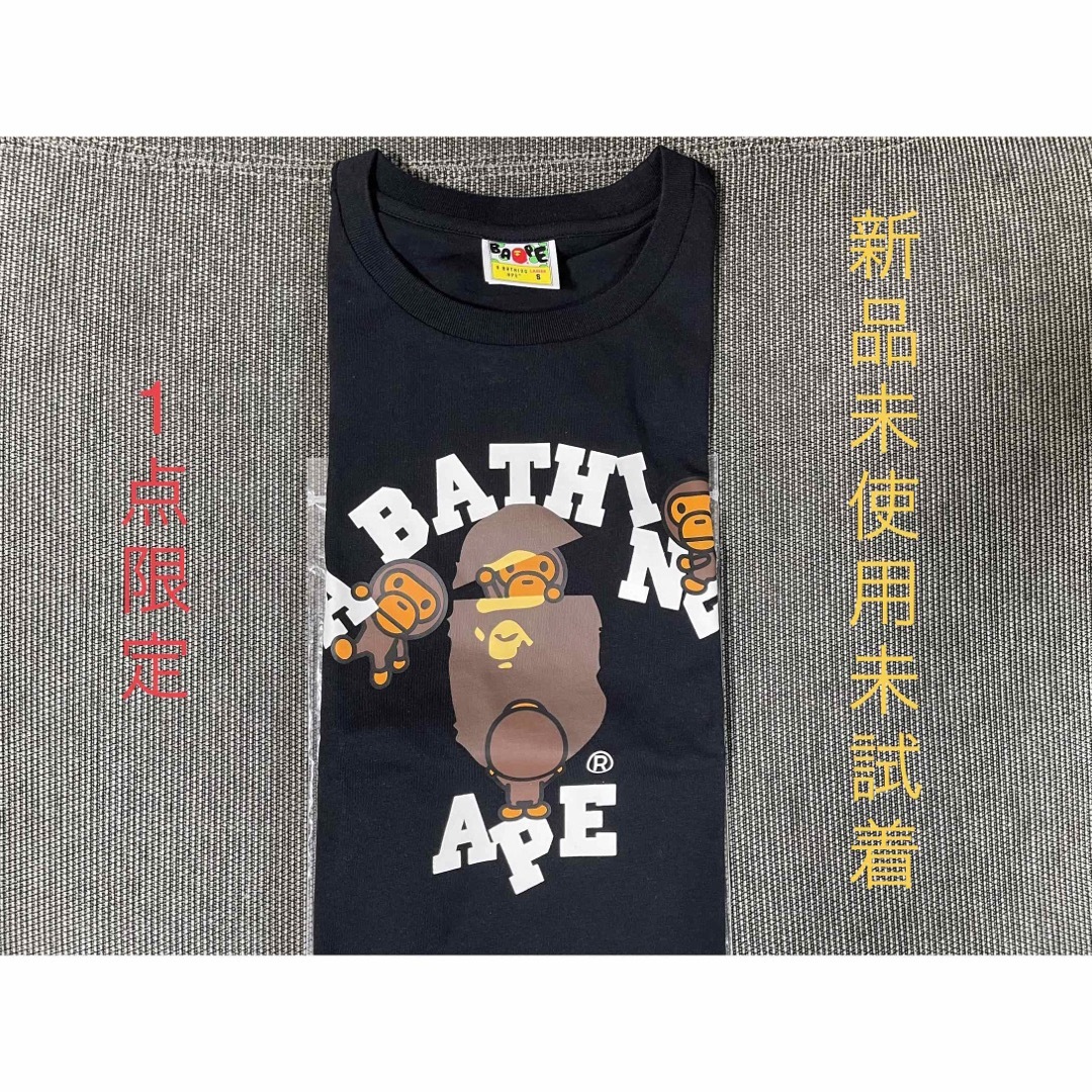 A BATHING APE COLLEGE MILO TEE LADIES S