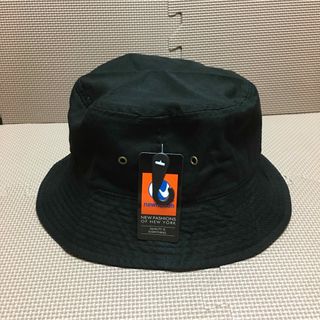 ニューハッタン(newhattan)の新品 ニューハッタン バケットハットのブラック 黒 L/XL(ハット)