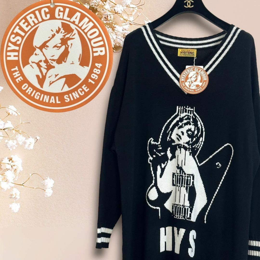【超貴重】ヒステリックグラマー ギターガール ロングニット ワンピース 即完売品 | フリマアプリ ラクマ