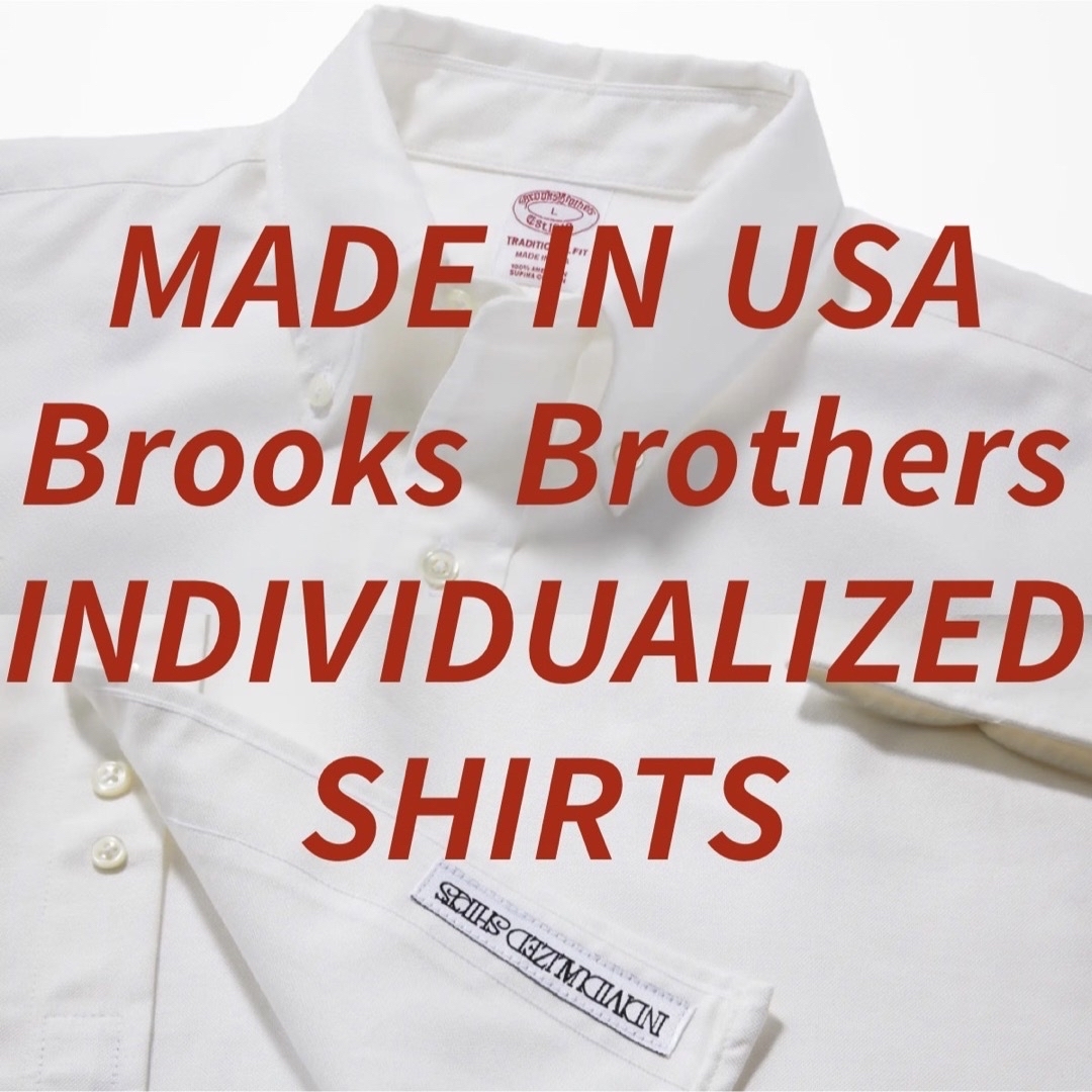 L 伊勢丹限定 ブルックスブラザーズ INDIVIDUALIZED SHIRTS